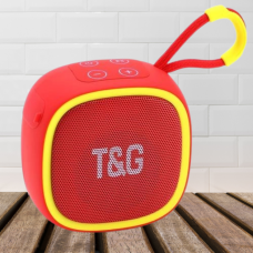 Портативна Bluetooth-колонка TG-659 BT/USB/TF/FM 5W з ремінцем Red