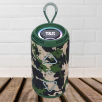 Портативна бездротова Bluetooth-колонка TG-656 FM-радіо/USB/TF з ремінцем 8W Camo