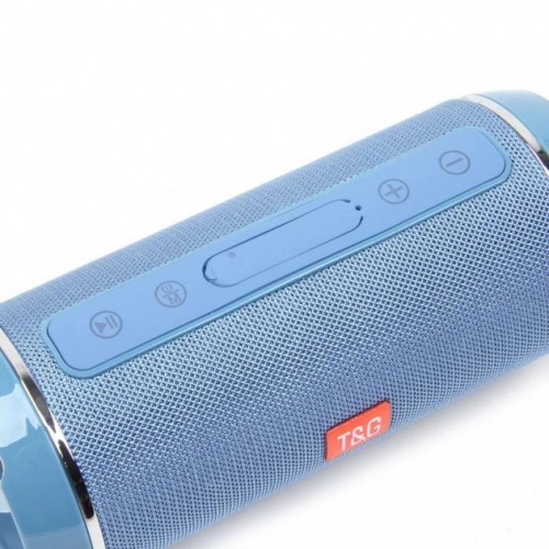 Колонка портативна T&amp;G TG-116/6887 Bluetooth FM-радіо функція гучномовця Blue