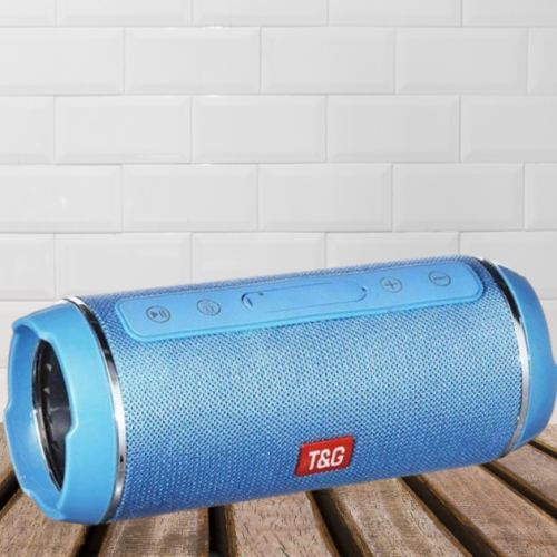 Колонка портативна T&amp;G TG-116/6887 Bluetooth FM-радіо функція гучномовця Blue