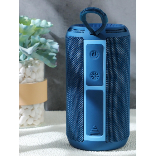 Портативная Bluetooth колонка TG656 FM-радио/USB/TF с ремешком 8W Blue