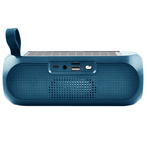 Колонка портативна TG-182 Bluetooth FM-радіо функція гучномовця сонячна панель Aquamarine