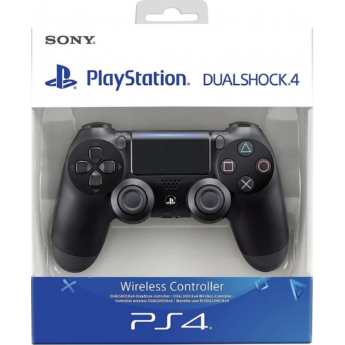 Бездротовий геймпад PlayStation 4 Dualshock 4 V2 Black Чорний джойстик контролер PS4